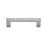 M Marcus Heritage Brass Cabinet Pull Metro Hammered Design 96mm Centre to Centre